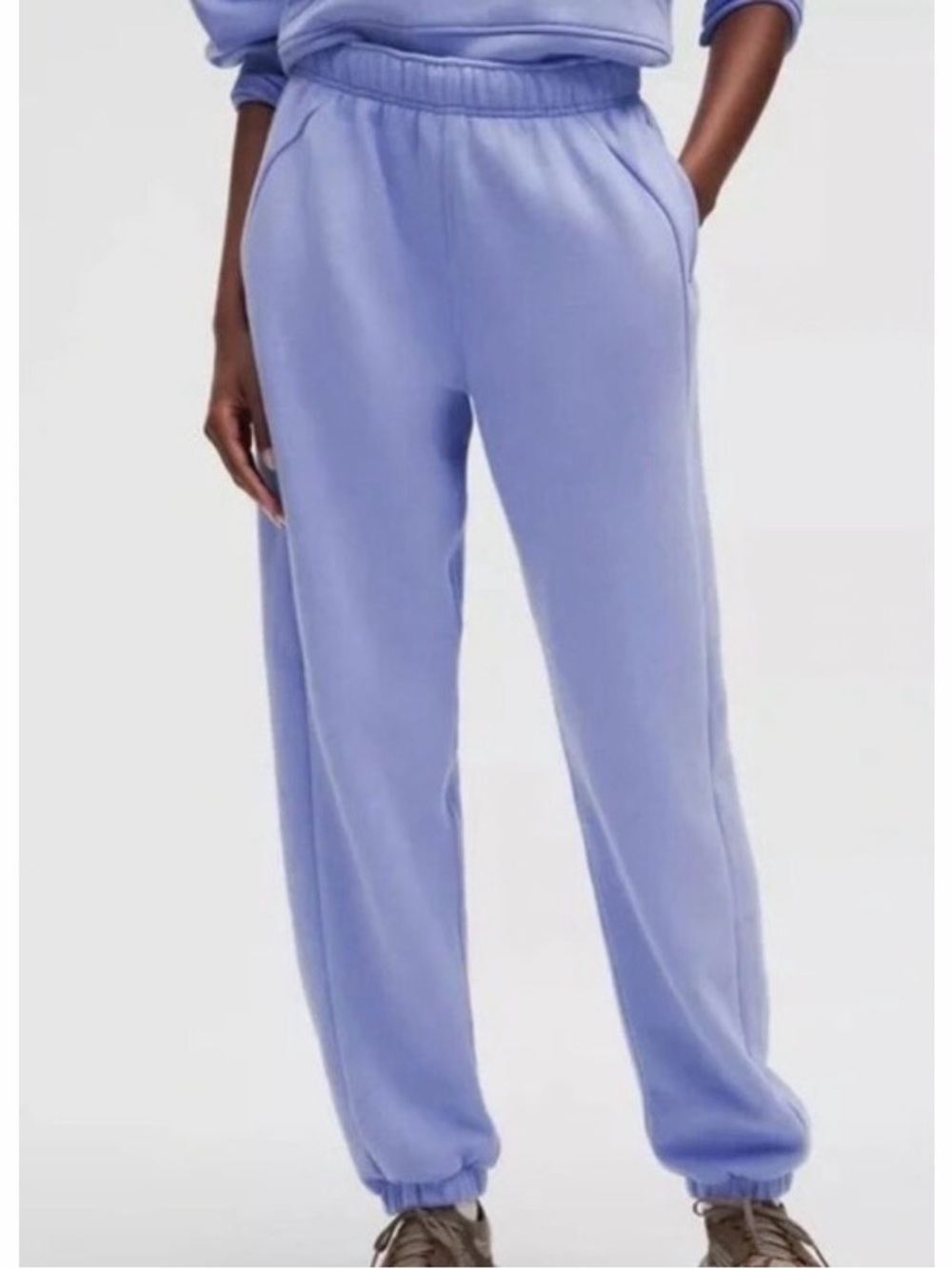 Lululemon Scuba Mid-Rise Oversized Jogger Regular Purple Dusty Lilac Size XL